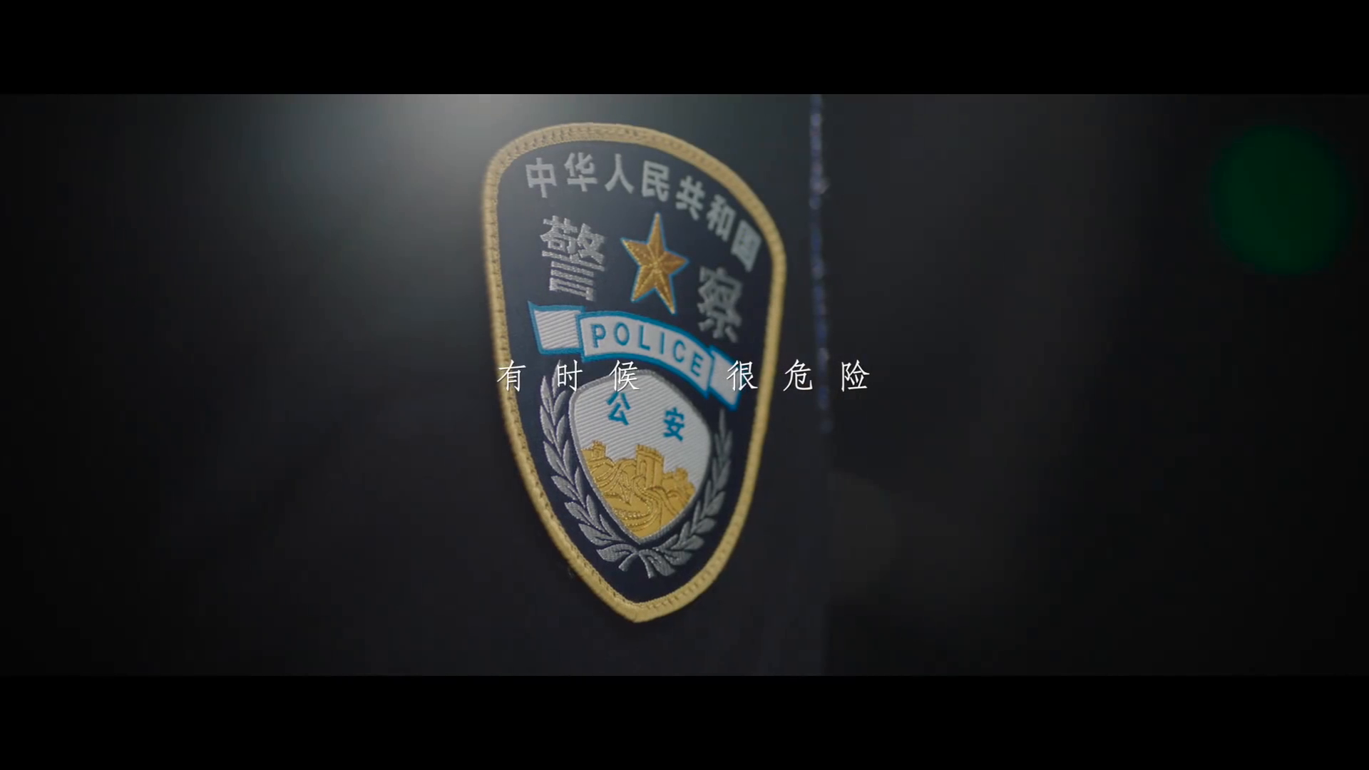 红蓝星光警徽荣耀中国人民警察节宣传片我是警察